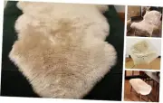 Genuine Sheepskin Area Rug Wool Rug Fur Carpet Fluffy Shaggy Fur Rug for