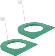 2Sets Golf Putting Cups Indoor Plastic Training Aid for Putting Practice Golf Cu