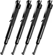 Pocket Handcuff Key 5" Extra Long Cuff Key Strong Polymer Finish, Police Cuff Key with Clip Compatible with Most Hand Cuffs- 4 Pack