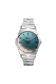 [Diesel] Diesel - D-Sruptor Stainless Steel Watch - Timeframes - Man - Silver UNI Silver