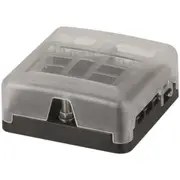 Fuse 6 Way Block with Bus Bar Red LED blown fuse indication