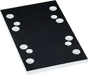 Bosch Accessories 1x Sanding Plate (80 x 130 mm, 12 Dust Extraction Holes, Hook-and-Loop Fastening, Accessories Orbital Sanders)