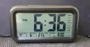 New Talking Clock Digital alarm temperature date suits elderly vision impaired