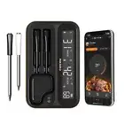 Wireless Bluetooth BBQ Thermometer Kitchen Meat Probe with 25 mins Fast Charging