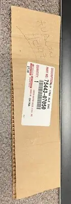 Toyota PLATE, LUGGAGE COMPARTMENT DOOR OEM 75443-07050/ 3-C