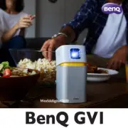 BENQ GV1 Portable Projector with Wi-Fi, Bluetooth Speaker DLP OSD 11 Languages