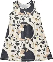 [Caihoyu] Girl Dress Kid Fashion Spring Dresses Summer Active Playwear, Multicolor13, 3 Years