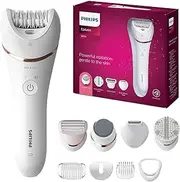 Philips Beauty Philips Epilator Series 8000 5 In 1 Shaver, Trimmer, Pedicure and Body Exfoliator With 9 Accessories, 1 count