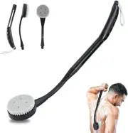 Back Scrubber for Shower,20.5" Bath Brush Long Handle for Shower for Deep Cle...