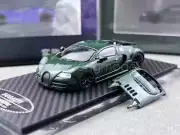 Mortal 1:64 Scale Green Carbon Veyron SS Sports Diecast Metal Car Toy Collection