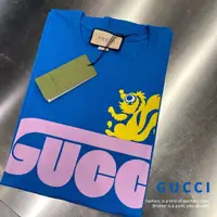 在飛比找蝦皮商城精選優惠-[全新] 全新現貨 GUCCI FW22 字母Logo印花圓