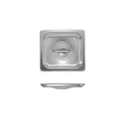 3x Lid for Bain Marie Tray / Steam Pan / Gastronorm / GN 1/6 Stainless Steel