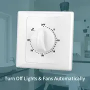 Energy Saving 86Panel Countdown Timer Switch for LED Indicator Reminder