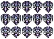 5 Sets Harrows Hologram Standard Dart Flights - Ships w/ Tracking - Skulls