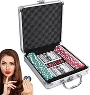 Chips for Mah Jong Games | Professional Poker Chips Poker Sets - Counting Counters Lightweight Poker Chips Set for Home Games Nights Texas