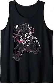 [Marvel] Venom Action Outline Portrait Tank Top