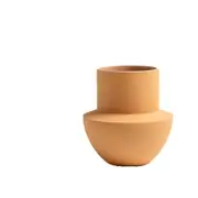 Ben David Jupiter Vase One Size Ochre Home/Lounge Decor