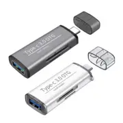 USB 3.0 U Flash Disk SD TF Card Reader fr Macbook Samsung S8 S9 Type C OTG Phone