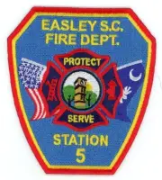 SOUTH CAROLINA SC EASLEY FIRE DEPARTMENT NICE SHOULDER POLICE SHERIFF