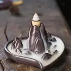 Holder Backflow Cone Burner Smoke Waterfall Aroma Censer for Decoration Teahouse