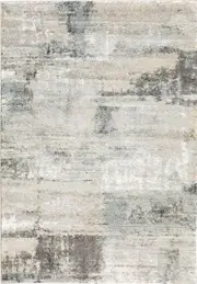 Kalypso Light Grey Canvas Art Rug