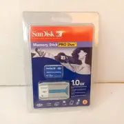 SanDisk 1.0 GB MemoryStick Pro Duo Magic Gate Memory Card