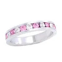 在飛比找PChome24h購物優惠-【Charme】 開運系 白粉色水晶 戒指