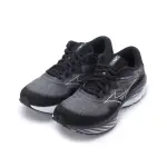 【MIZUNO 美津濃】WAVE RIDER 27 SSW 寬楦慢跑鞋 黑 女鞋 J1GD237722