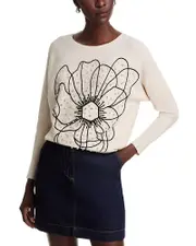 Sioni Embellished Dolman Sleeve Sweater