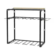 Power Tool Organizer Wall Mount Garage Organization Shed Home Floating Shelf