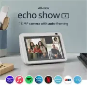 Echo Show 8 (2nd Gen, 2021 release) HD smart display with Alexa and 13, G-White