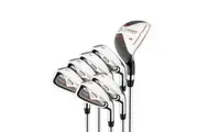 Forgan of St Andrews F100 Iron Set with Hybrid, Mens Left Hand, Steel Shafts