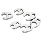 Compact and Reliable 10Pcs 38Inch Drive Crowfoot Wrench Set Metric Spanner