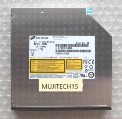 12.7mm SATA BD-RE Writer Blu-ray 3D Player Drive DVD RW Burner LG BT20F BT20N