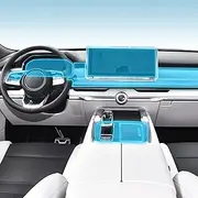 Car Interior Film Dashboard Piano Board Shift Center Console Anti-Scratch Transparent TPU Protection Film,for GWM Tank 700 2024-2025 (Style for LHD)