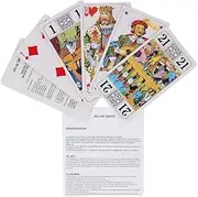 Tarot Deck 78 Laminated Cards with Game Notice