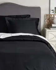 Superior 1500 Thread Count Egyptian Cotton Solid Duvet Cover Set