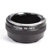 FOTGA Adapter Ring For Pentax PK Lens to Sony E-mount A7III NEX-7/6/5/3 Camera