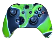 Silicone Cover For XBOX ONE Controller Skin Case Green/Black