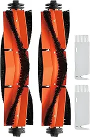 2Pack L10s Ultra Main Brush - Perfectly Compatible with Dreame L10s/L10/L20 Ultra Robots Vacuum - Enhanced Floor and Carpet Cleaning, Replacement Rubber Roller Brush Cleaner
