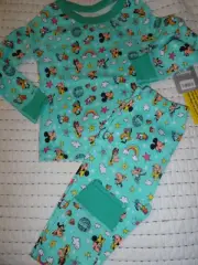 Size 4 Mickey Mouse & Friends Blue Disney Pajama Set NIP