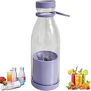 Appreciarel Blender, Appreciarel Portable Blender, USB Rechargeable Mini Juicer Blenders with Stainless Steel Blades, for Fruit Smoothies and Shakes, For Shakes And Smoothies (Purple * 2)