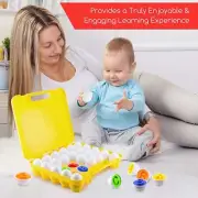 26Pcs Letters Matching Eggs ABC Alphabet Color Recoginition Sorter Puzzle Toy AU