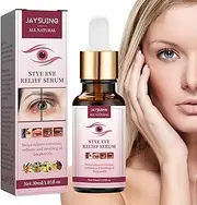 Brightening Eye Essence, Under Eye Peptide Brightening Cream for Dark Circles and Puffiness, Hydrating and Revitalizing Moisturizer, Lightening Eye Fine Lines, 30ml. Pisole