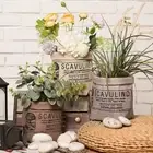 Flower Device Plant Bag Can Wash Storage Box INS Fabric Flower Pots Office