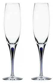 Orrefors Intermezzo Set of 2 Champagne Flutes