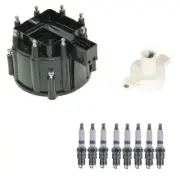 Distributor Rotor Cap & Spark Plugs Kit ACDelco For Chevrolet G30 5.7L V8 1987 (for: Chevrolet)