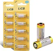LiCB A23 12V 12 Volt Alkaline 23A Batteries (10-Pack)