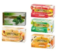 在飛比找松果購物優惠-【Twinings】唐寧茶( 25入/盒) 無咖啡因 5種口