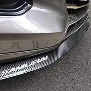 HengJia Auto Parts Universal Fit Carbon-Fiber Car Front Bumper Spoiler Lip ?Splitter Side Skirt Roof Spoiler100% Waterproof Protection (2.5 Meters Black)